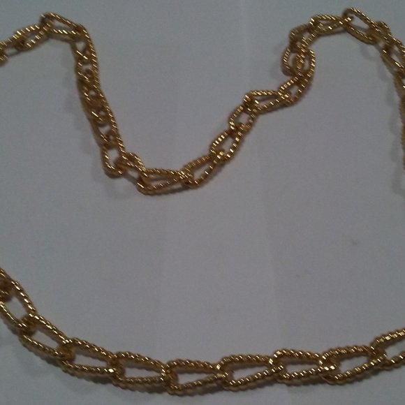SOLD Yellow gold Plated Chain 27, 30 or 36” Your Choice - Picture 1 of 4